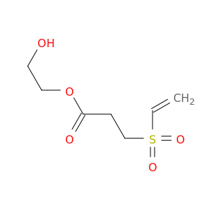 Propanoic acid, 3-(ethenylsulfonyl)-, 2-hydroxyethyl ester
