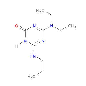 1,3,5-Triazin-2(1H)-one, 4-(diethylamino)-6-(propylamino)-