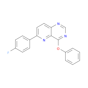 Pyrido[3,2-d]pyrimidine, 6-(4-fluorophenyl)-4-phenoxy-