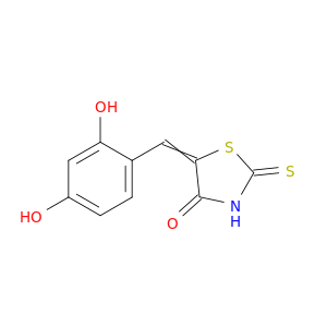 4-Thiazolidinone, 5-[(2,4-dihydroxyphenyl)methylene]-2-thioxo-