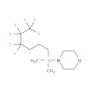 Morpholine, 4-[(4,4,5,5,6,6,6-heptafluorohexyl)dimethylsilyl]-