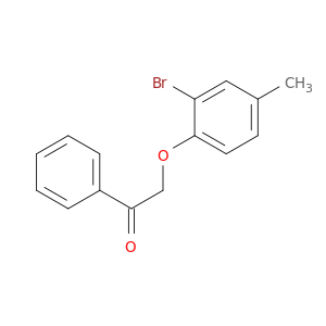 2-(2-BROMO-4-METHYLPHENOXY)ACETOPHENONE