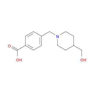 4-{[4-(Hydroxymethyl)piperidin-1-yl]methyl}benzoic Acid