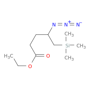 Pentanoic acid, 4-azido-5-(trimethylsilyl)-, ethyl ester