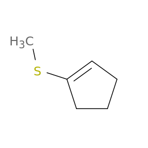 Cyclopentene, (methylthio)-