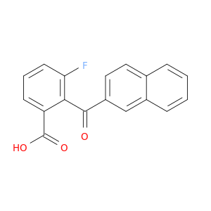 Benzoic acid,3-fluoro-2-(2-naphthalenylcarbonyl)-