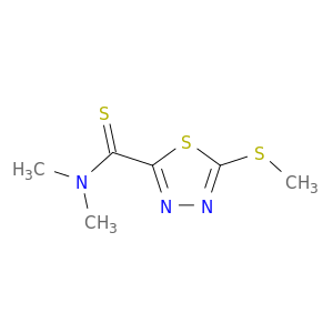 1,3,4-Thiadiazole-2-carbothioamide, N,N-dimethyl-5-(methylthio)-