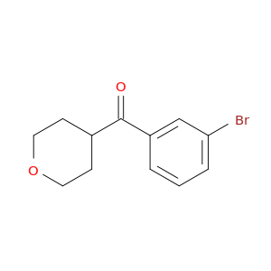 4-(3-bromobenzoyl)oxane