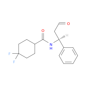 4,4-二氟-N-[(1S)-3-氧代-1-苯基丙基]环己烯丙基酰胺