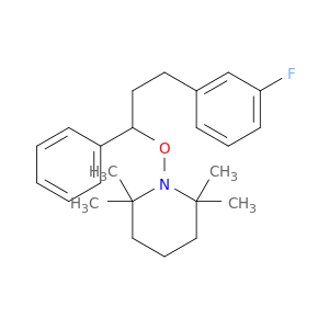 Piperidine, 1-[3-(3-fluorophenyl)-1-phenylpropoxy]-2,2,6,6-tetramethyl-