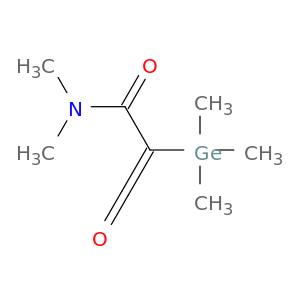 2-Propenamide, N,N-dimethyl-3-oxo-2-(trimethylgermyl)-