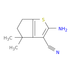2-Amino-4,4-dimethyl-4H,5H,6H-cyclopenta[b]thiophene-3-carbonitrile