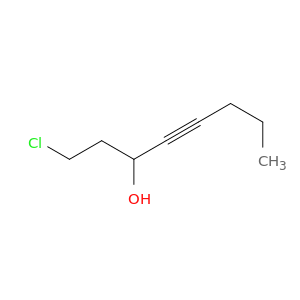4-Octyn-3-ol, 1-chloro-
