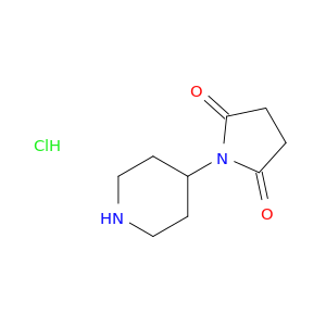 1-(piperidin-4-yl)pyrrolidine-2,5-dione hydrochloride