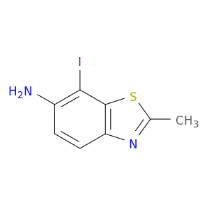 7-Iodo-2-methylbenzo[d]thiazol-6-amine