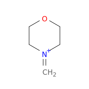 Morpholinium, 4-methylene-