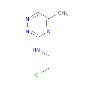 1,2,4-Triazin-3-amine, N-(2-chloroethyl)-5-methyl-