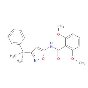 Benzamide, 2,6-dimethoxy-N-[3-(1-methyl-1-phenylethyl)-5-isoxazolyl]-
