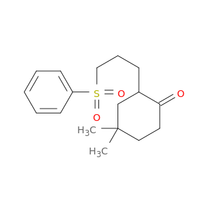 Cyclohexanone, 4,4-dimethyl-2-[3-(phenylsulfonyl)propyl]-