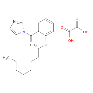 1H-Imidazole, 1-[1-[2-(octyloxy)phenyl]ethenyl]-, ethanedioate (1:1)