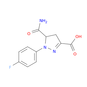 5-Carbamoyl-1-(4-fluorophenyl)-4,5-dihydro-1H-pyrazole-3-carboxylic Acid