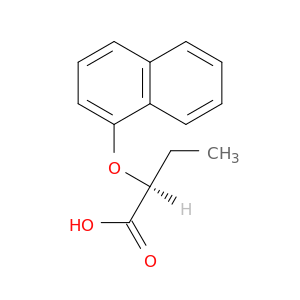 Butanoic acid, 2-(1-naphthalenyloxy)-, (S)-