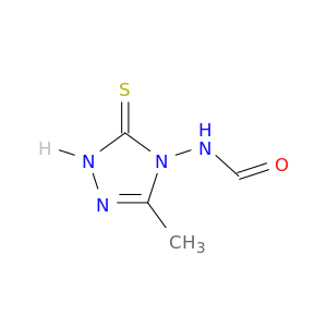 Formamide,N-(1,5-dihydro-3-methyl-5-thioxo-4H-1,2,4-triazol-4-yl)-
