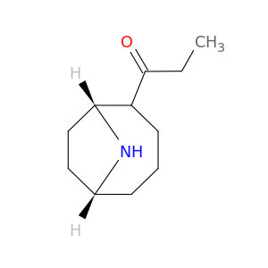 1-Propanone, 1-(1R,6R)-9-azabicyclo[4.2.1]non-2-yl-