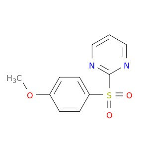 Pyrimidine, 2-[(4-methoxyphenyl)sulfonyl]-