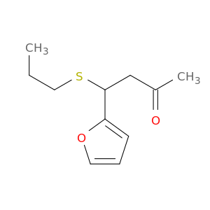 2-Butanone, 4-(2-furanyl)-4-(propylthio)-