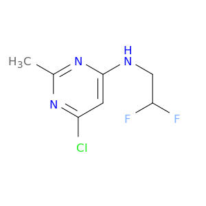 6-Chloro-N-(2,2-difluoroethyl)-2-methylpyrimidin-4-amine