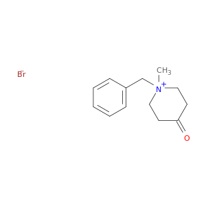 Piperidinium, 1-methyl-4-oxo-1-(phenylmethyl)-, bromide