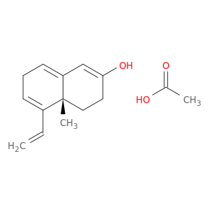 2-Naphthalenol, 5-ethenyl-3,4,4a,7-tetrahydro-4a-methyl-, acetate, (R)-