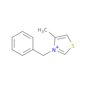 Thiazolium, 4-methyl-3-(phenylmethyl)-