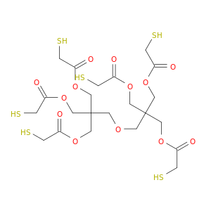 2-((3-((mercaptoacetyl)oxy)-2,2-bis(((mercaptoacetyl)oxy)methyl)propoxy)methyl)-2-(((mercaptoacetyl)oxy)methyl)-1,3-propanediyl bis(mercaptoacetate)