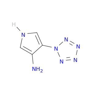 1H-Pyrrol-3-amine, 4-(1H-pentazol-1-yl)-