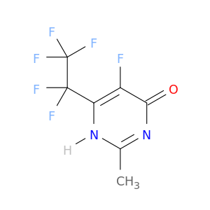 4(3H)-Pyrimidinone,5-fluoro-2-methyl-6-(1,1,2,2,2-pentafluoroethyl)-