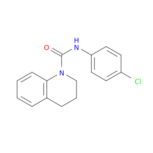 N-(4-CHLOROPHENYL)-3,4-DIHYDRO-2H-QUINOLINE-1-CARBOXAMIDE