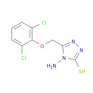 4-氨基-5-[(2,6-二氯苯氧基)甲基]-2,4-二氢-3H-1,2,4-三唑-3-Thione