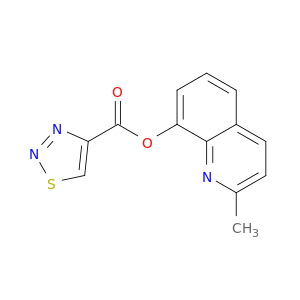1,2,3-Thiadiazole-4-carboxylic acid, 2-methyl-8-quinolinyl ester