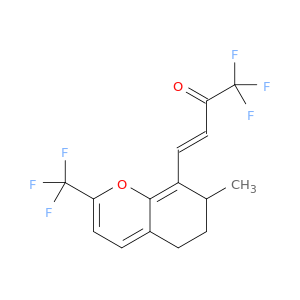 (E)-1,1,1-TRIFLUORO-4-(7-METHYL-2-(TRIFLUOROMETHYL)-6,7-DIHYDRO-5H-CHROMEN-8-YL)BUT-3-EN-2-ONE