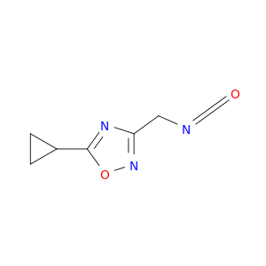 1,2,4-Oxadiazole, 5-cyclopropyl-3-(isocyanatomethyl)-