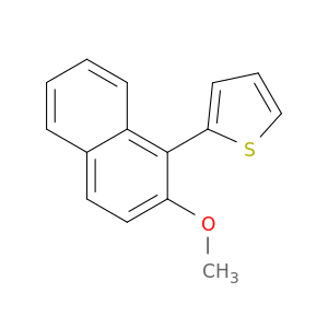 Thiophene, 2-(2-methoxy-1-naphthalenyl)-