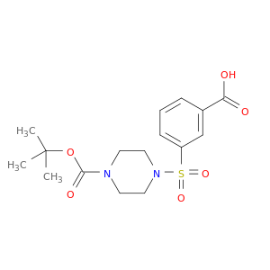1-(1,1-二甲基乙基)4-[(3-羧基苯基)磺酰基]-1-哌嗪羧酸甲酯