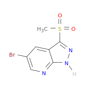 5-Bromo-3-(methylsulfonyl)-1H-pyrazolo[3,4-b]pyridine