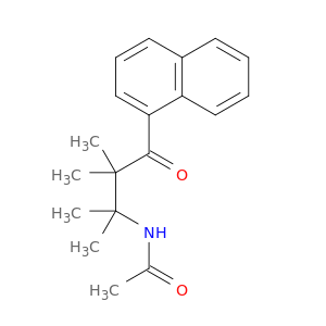 Acetamide, N-[1,1,2,2-tetramethyl-3-(1-naphthalenyl)-3-oxopropyl]-