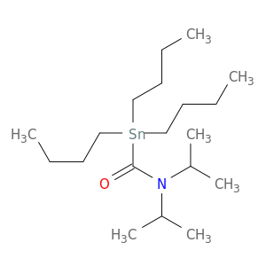 Stannanecarboxamide,1,1,1-tributyl-N,N-bis(1-methylethyl)-