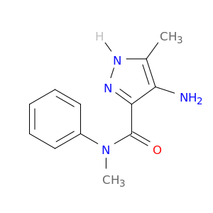 4-amino-N,5-dimethyl-N-phenyl-1H-pyrazole-3-carboxamide