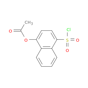 1-Naphthalenesulfonyl chloride, 4-(acetyloxy)-