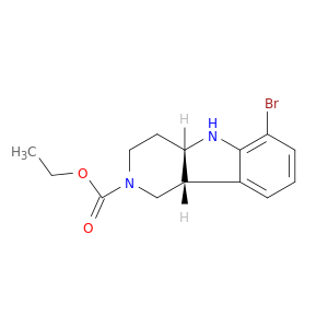 (4aS,9bR)-6-溴-3,4,4a,5-四氢-1H-吡啶并[4,3-b]吲哚-2(9bH)-羧酸乙酯